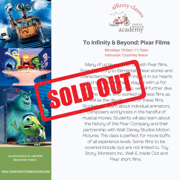 2024 Spring - To Infinity and Beyond: The Pixar Films